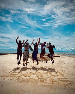 Aneta, Nikola a Zuzka na Sumatře