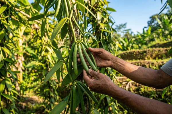Vanilková farma na Sumatře