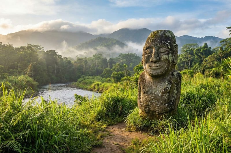 Mysteriózní megality v údolí Bada na středním Sulawesi